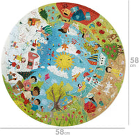 
              Round Seasons Jigsaw puzzle - Anilas UK
            
