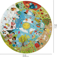Round Seasons Jigsaw puzzle - Anilas UK