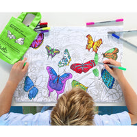 
              Eat Sleep Doodle's Butterfly Placemat To Go & Colour In - Anilas UK
            