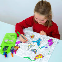 Eat Sleep Doodle's Butterfly Placemat To Go & Colour In - Anilas UK