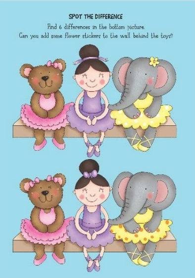 Ballerina Sticker Activity Book - Anilas UK