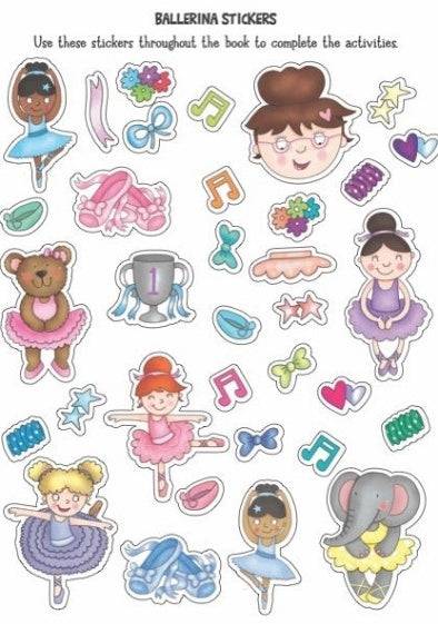 Ballerina Sticker Activity Book - Anilas UK