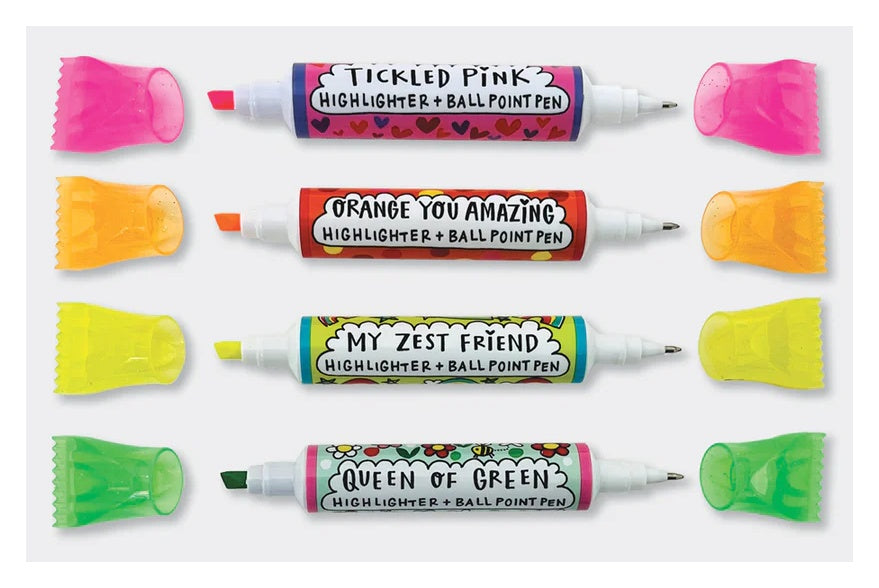 Candy Shaped highlighters/Ball Point Pens by Rachel Ellen Designs - Anilas UK