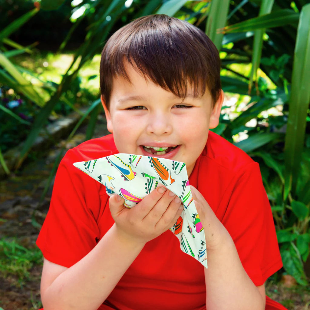 Pack of 20 Recyclable Football Napkins - Anilas UK