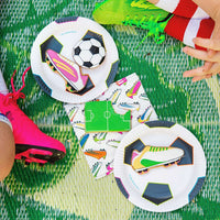 Pack of 12 Recyclable Football Plates - Anilas UK