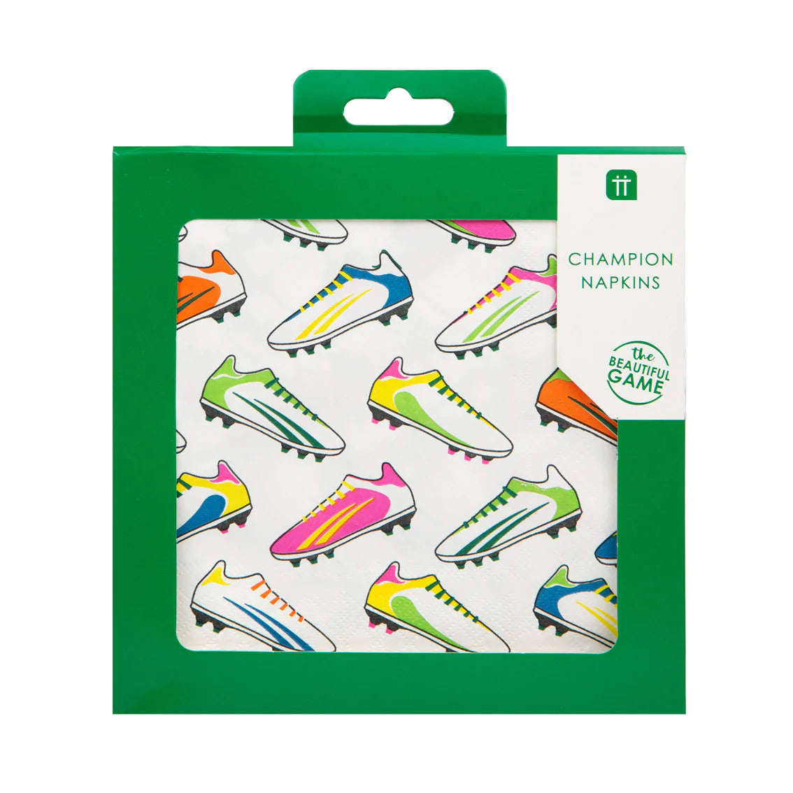 Pack of 20 Recyclable Football Napkins - Anilas UK