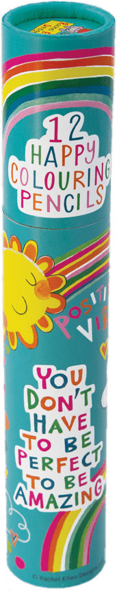 Happy Colouring Pencils by Rachel Ellen Designs - Anilas UK