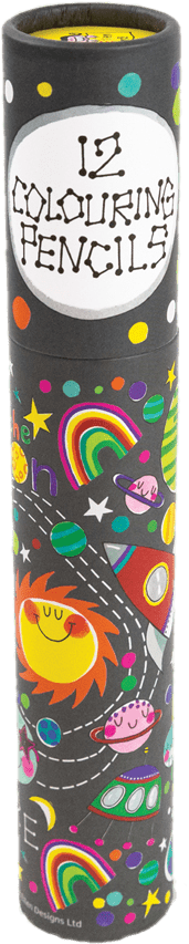 To The Moon Colouring Pencils by Rachel Ellen Designs - Anilas UK