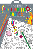 
              To the Moon Colouring Poster by Rachel Ellen Designs - Anilas UK
            