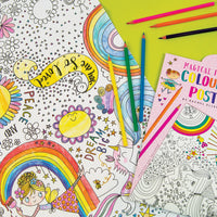 
              Magical Fairy Land Colouring Poster by Rachel Ellen Designs - Anilas UK
            