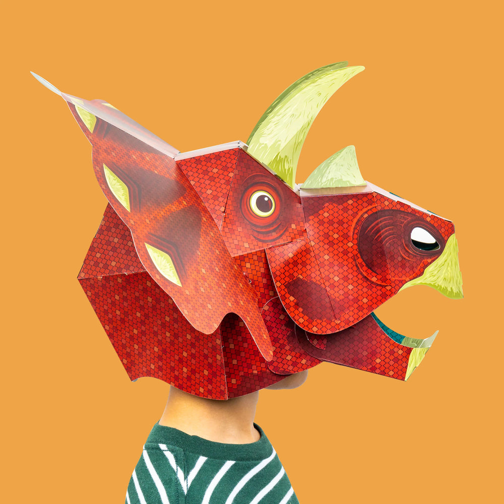 Clockwork Soldier's Make Your Own Triceratops Mask - Anilas UK