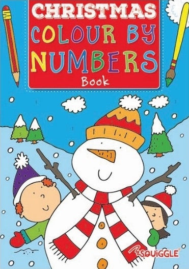 Christmas Colour By Numbers Book - Anilas UK