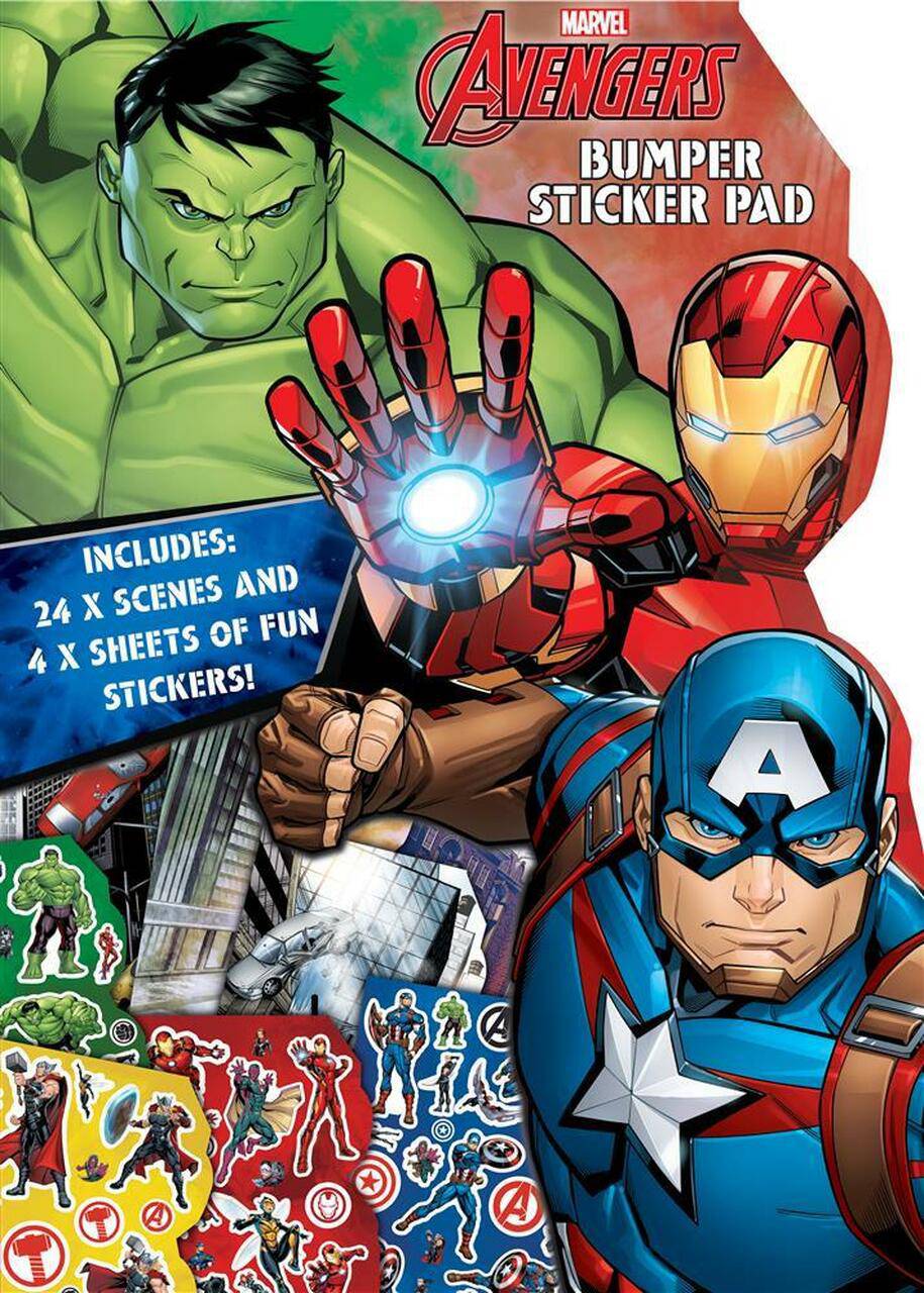 Avengers Bumper Sticker Pad - Anilas UK