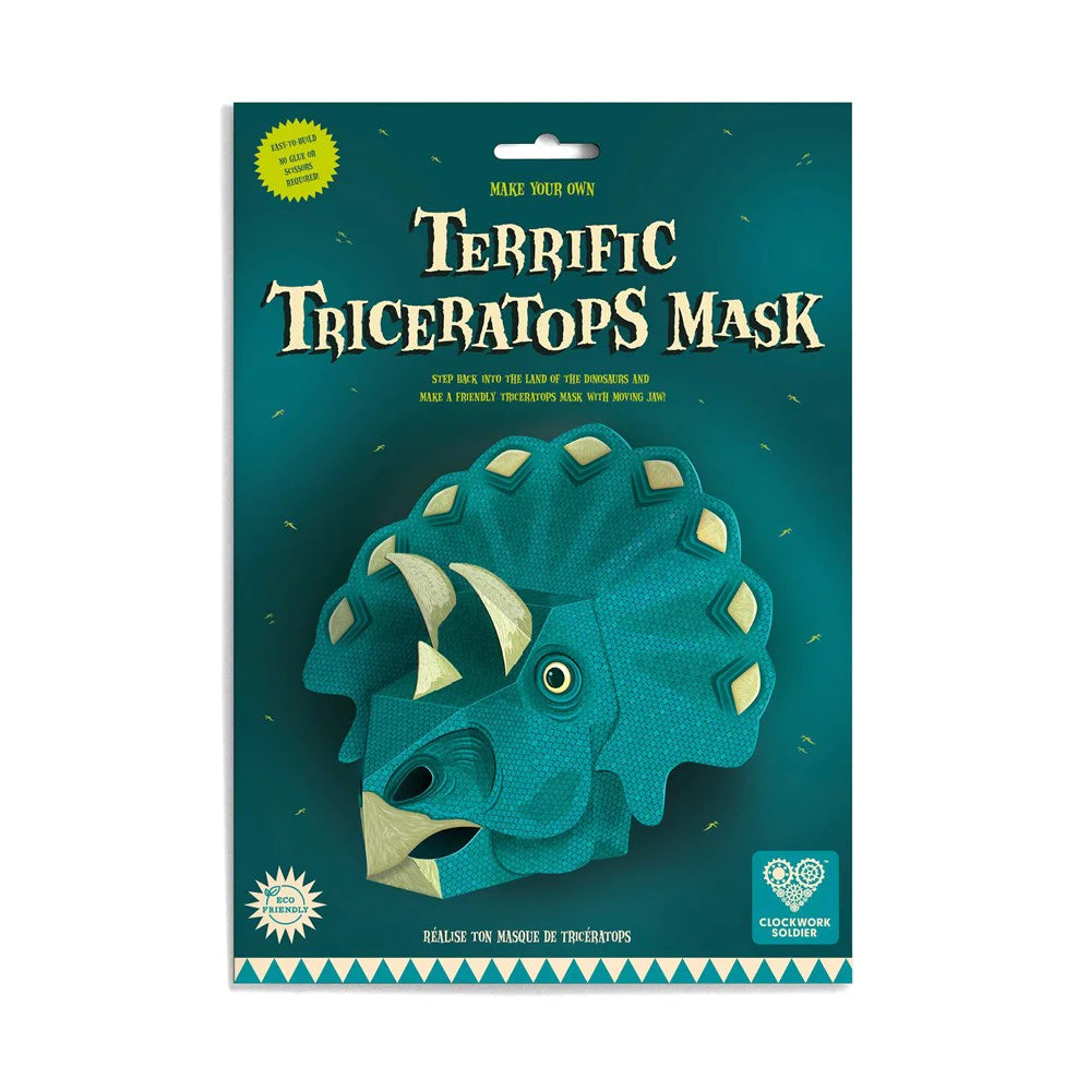 Clockwork Soldier's Make Your Own Triceratops Mask - Anilas UK
