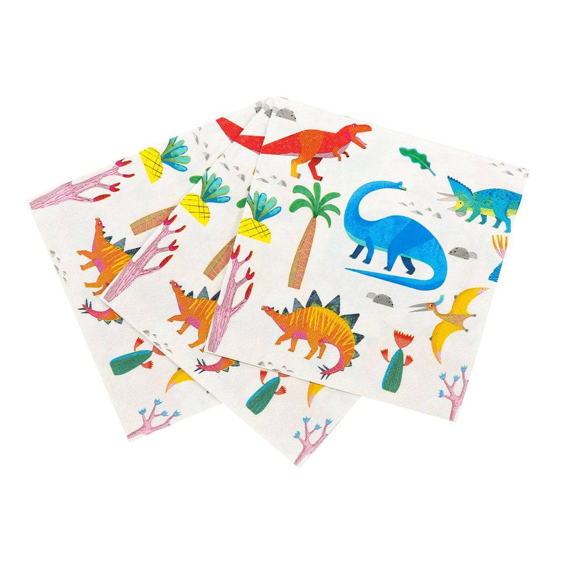 Pack of 20 Dinosaur Napkins - Anilas UK