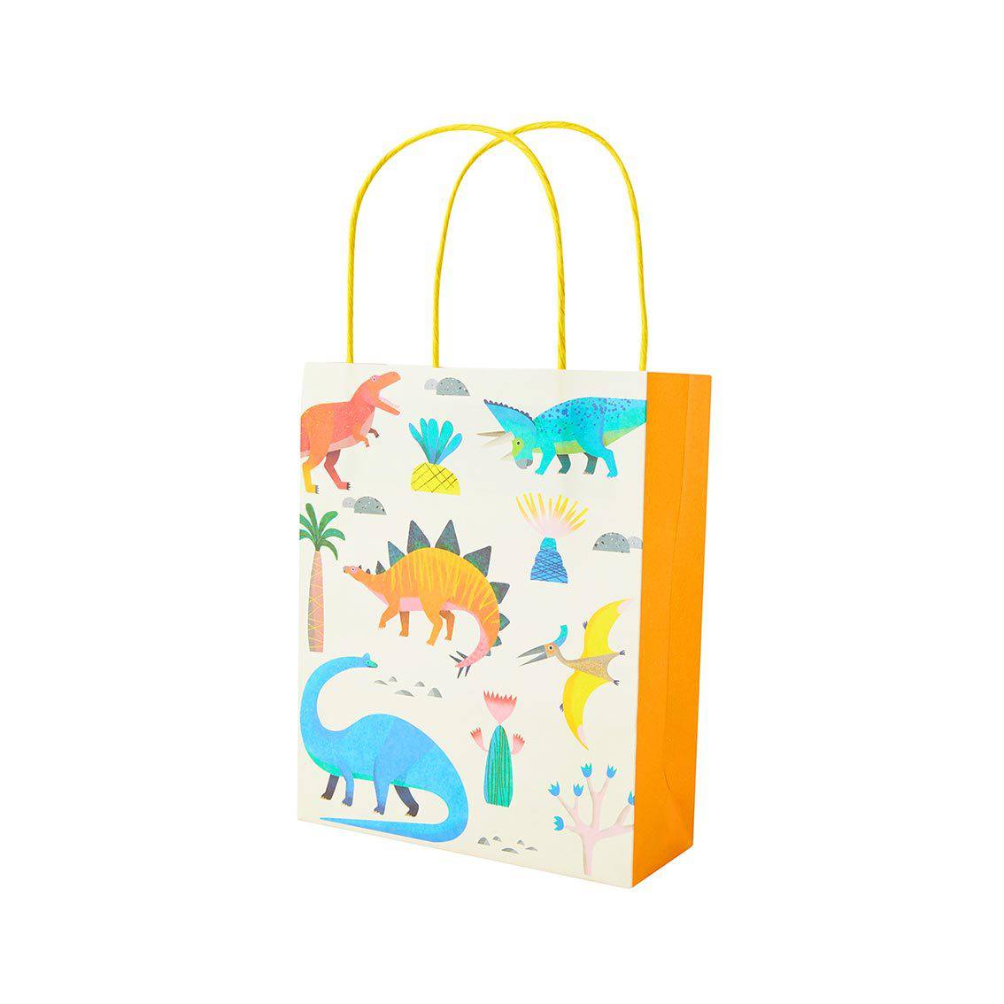 Pack of 8 Dinosaur Party Bags - Anilas UK