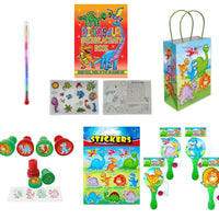 New Dinosaur themed 12 Party Bags with Fillers - Anilas UK