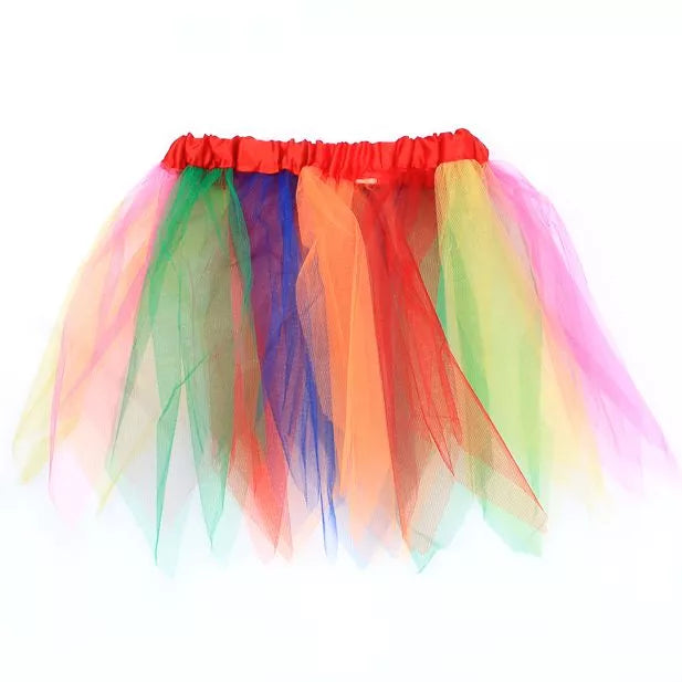 Children's Rainbow Net Tutu - Anilas UK