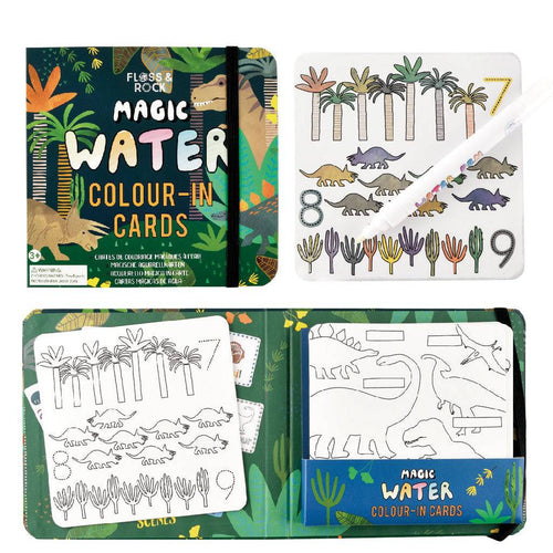Dinosaur Magic Water Colour in cards - Anilas UK