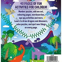 My Wild Dragon and Dinosaur Activity Book - Anilas UK