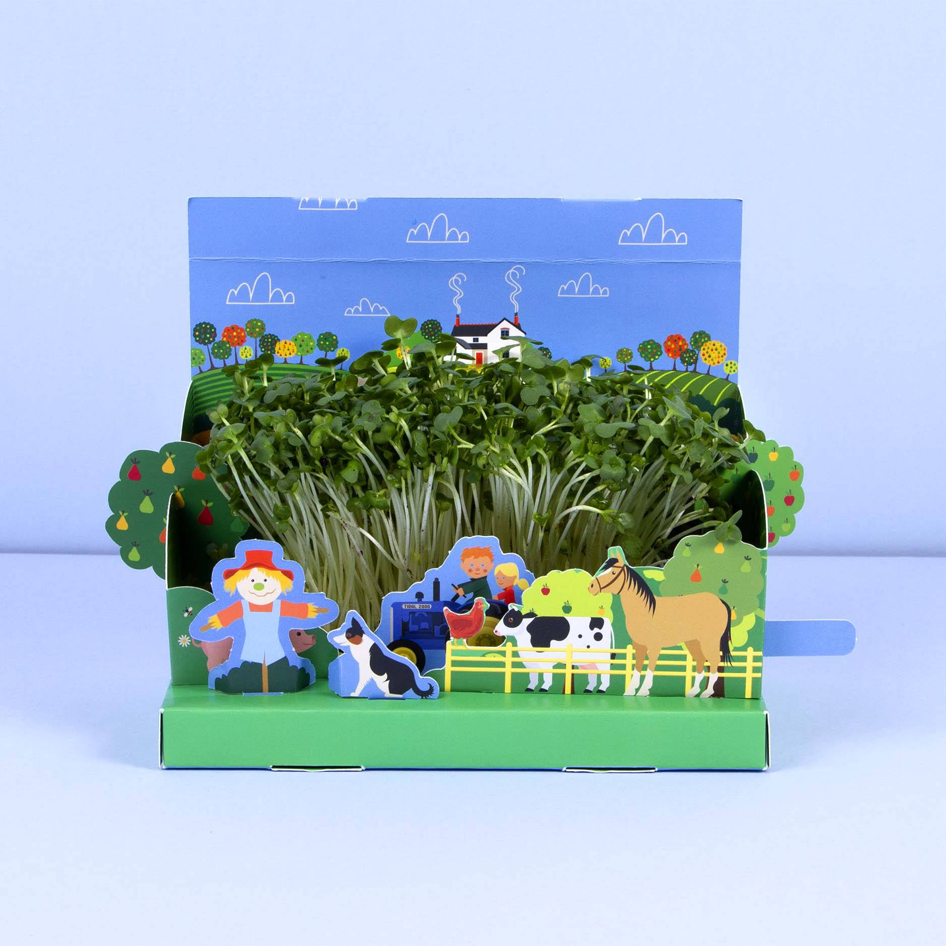 Clockwork Soldier's Grow Your Own Mini Farmyard Garden - Anilas UK