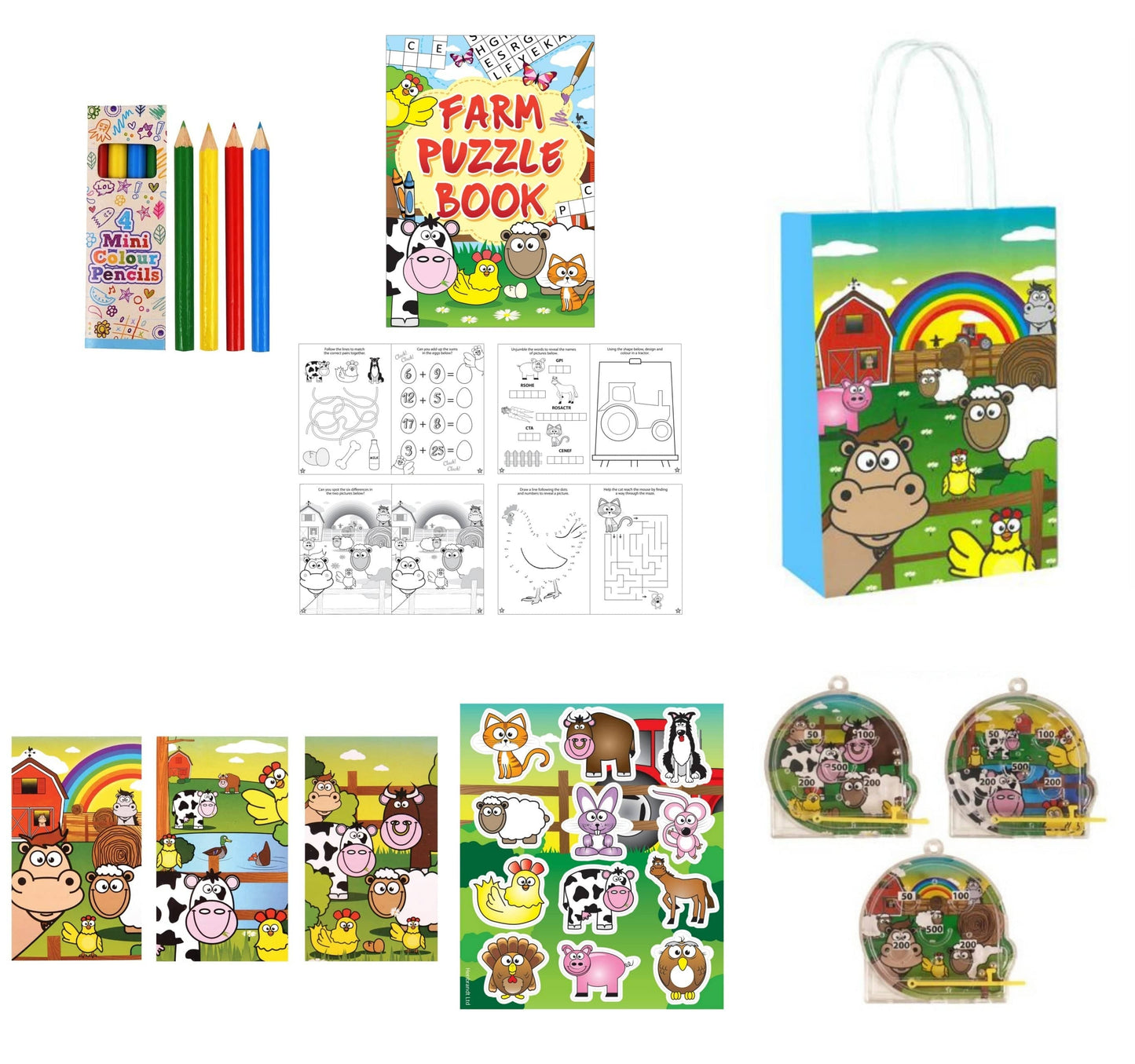 Single Farm themed Party Bag with Fillers - Anilas UK
