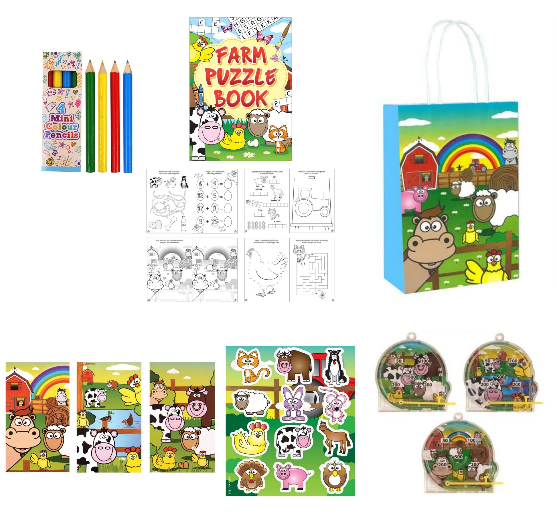 Single Farm themed Party Bag with Fillers - Anilas UK