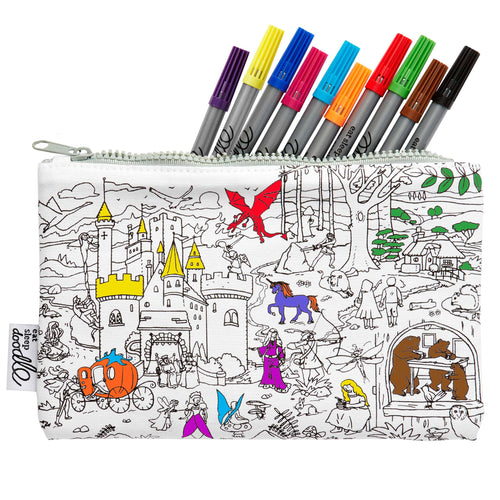 Eat Sleep Doodle's Fairytales & Legends Colour In Pencil Case - Anilas UK