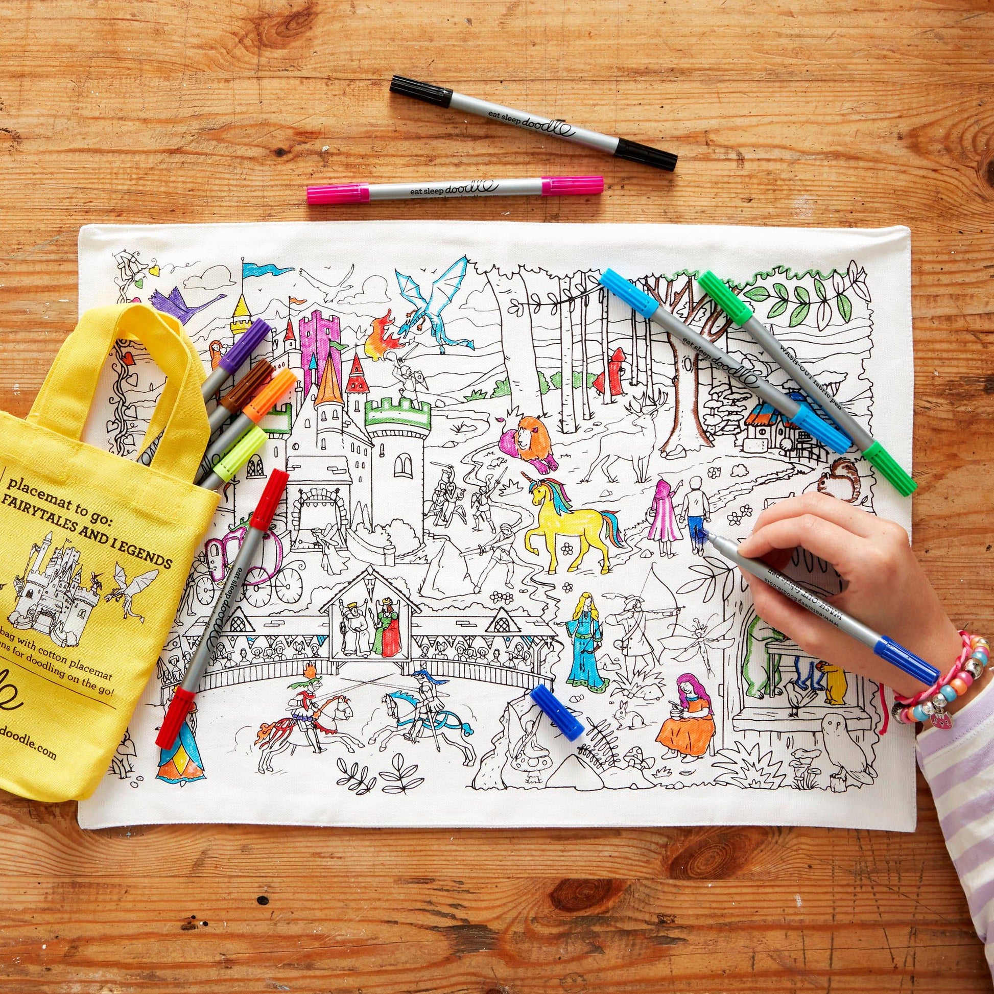 Eat Sleep Doodle's Colour in Stocking - Anilas UK