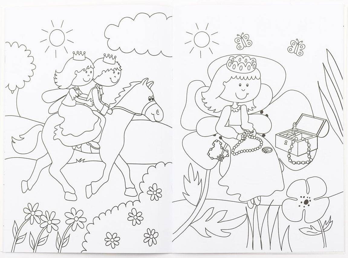 Fairy Princess Colouring Book - Anilas UK