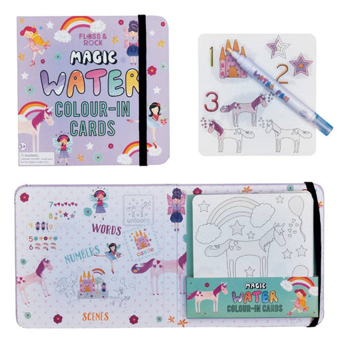Fairy & Unicorn Magic Water Colour in cards - Anilas UK