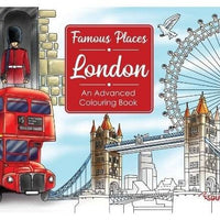 Famous Places London An Advanced Colouring Book - Anilas UK
