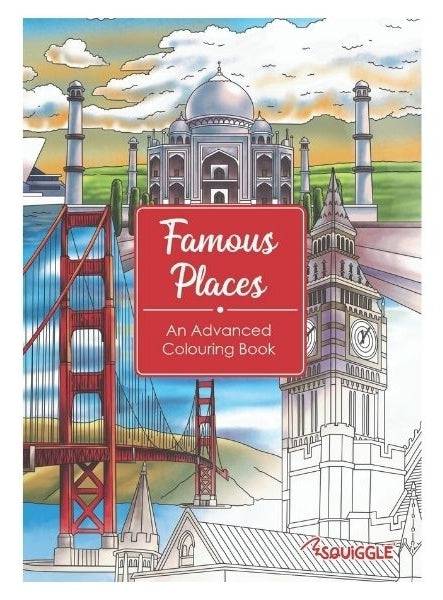 Famous Places An Advanced Colouring Book - Anilas UK