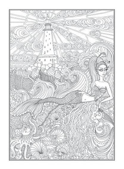 Fantasy An Anti-Stress Colouring Book - Anilas UK