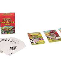 12 Sets of Mini Farm Animals Playing Cards - Anilas UK
