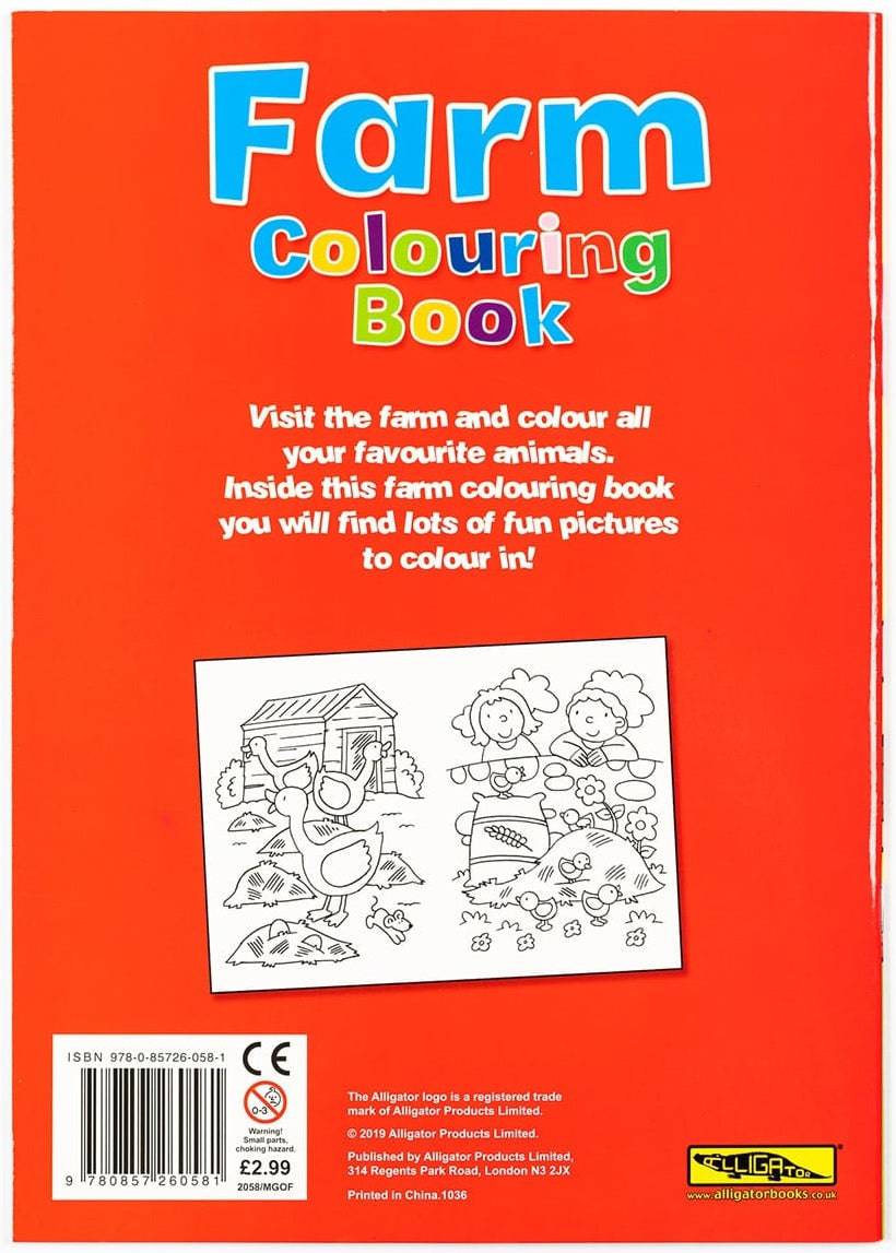 Farm Colouring Book - Anilas UK