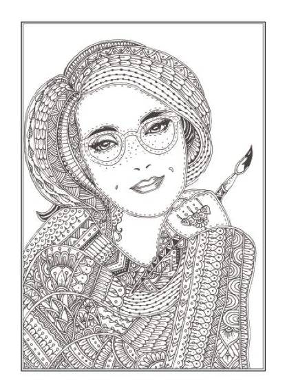 Fashion An Anti-Stress Colouring Book - Anilas UK
