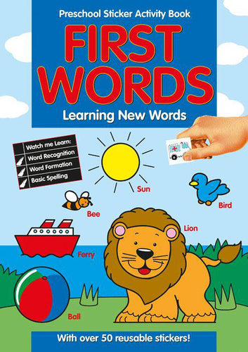 First Words Learning New Words Book - Anilas UK