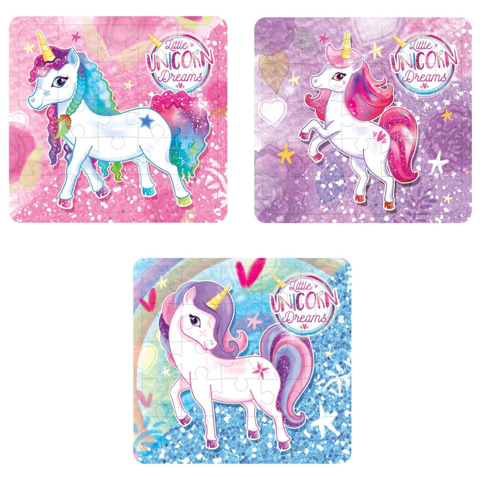 12 Mini Unicorn Themed Jigsaw Puzzles - Anilas UK