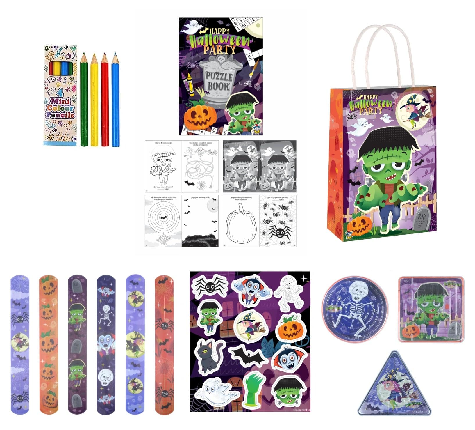 Halloween themed Party Bag with Fillers - Anilas UK