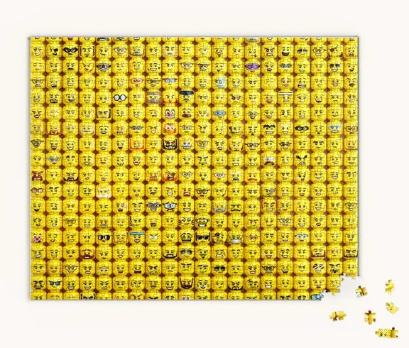 Lego Minifigure Faces 1000 Piece Puzzle - Anilas UK