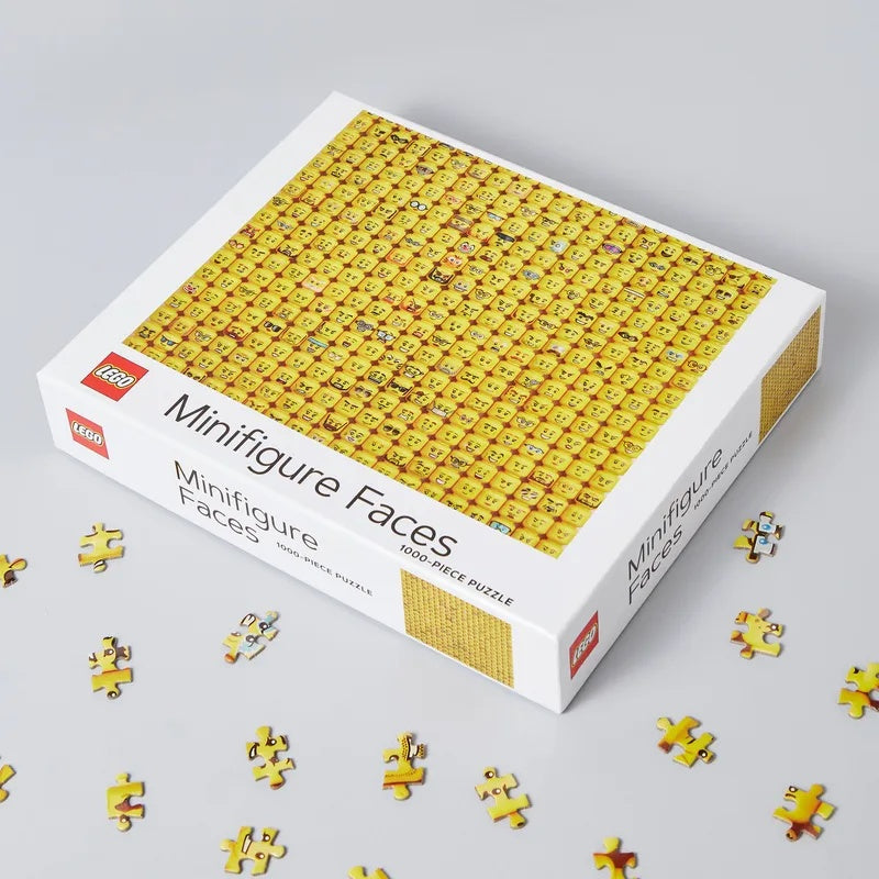 Lego Minifigure Faces 1000 Piece Puzzle - Anilas UK