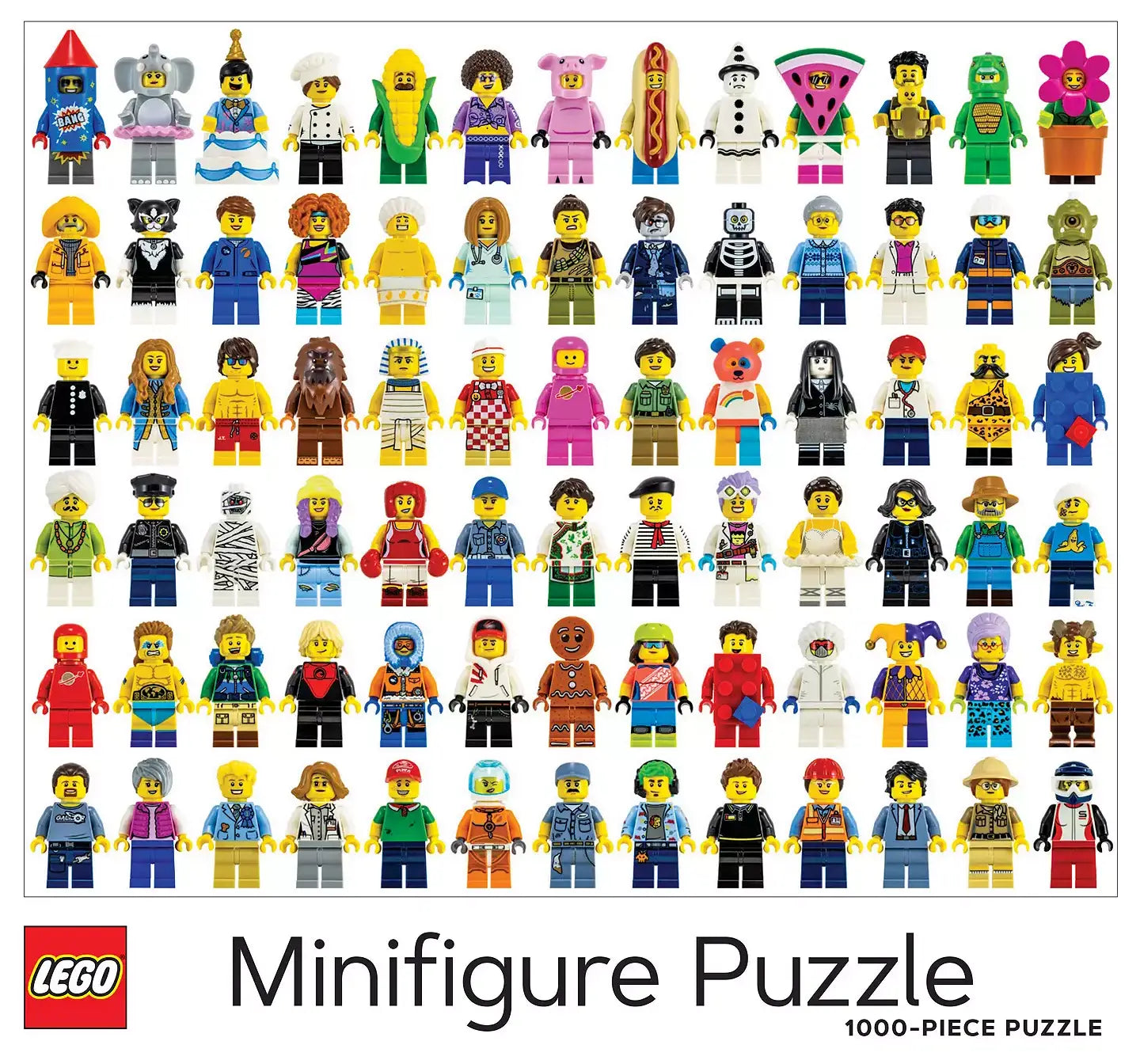 Lego Minifigure 1000 Piece Puzzle - Anilas UK