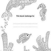 Life in the Ocean Advanced Colouring Book - Anilas UK