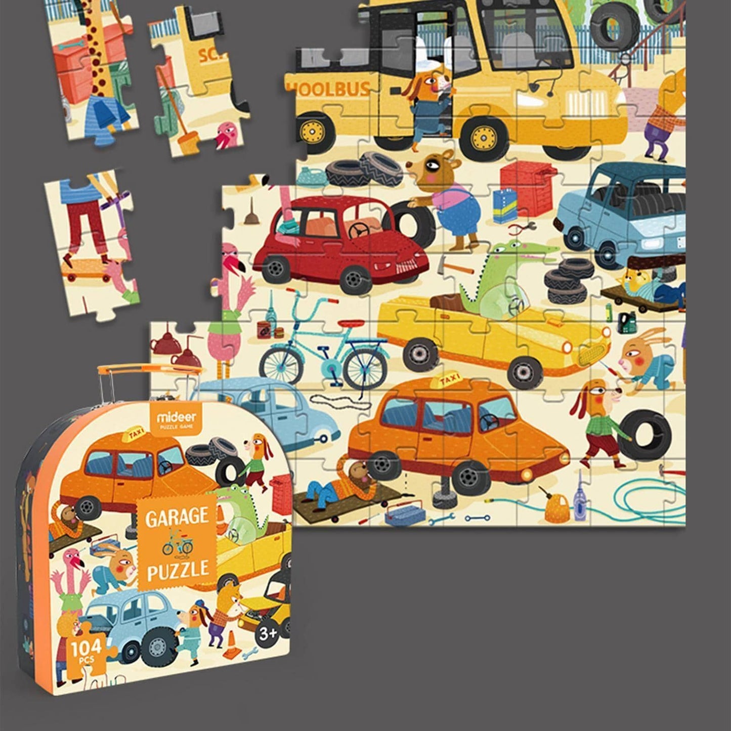 Mideer Garage Gift Box Puzzle - Anilas UK