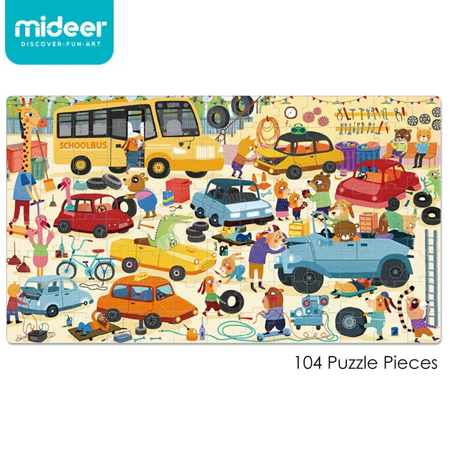 Mideer Garage Gift Box Puzzle - Anilas UK