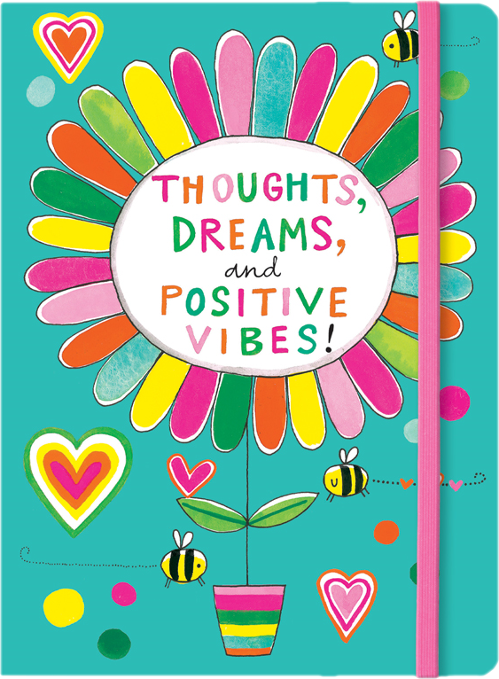Positive Vibes Notebook by Rachel Ellen Designs - Anilas UK