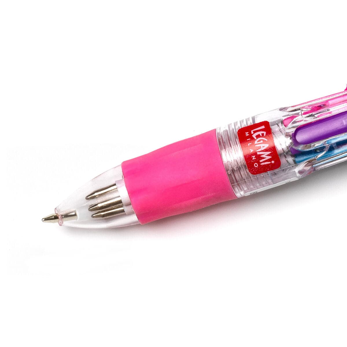Mini Unicorn Magic Rainbow Four Colour Ballpoint Pen with Pink, Blue, Purple & Green Ink - Anilas UK