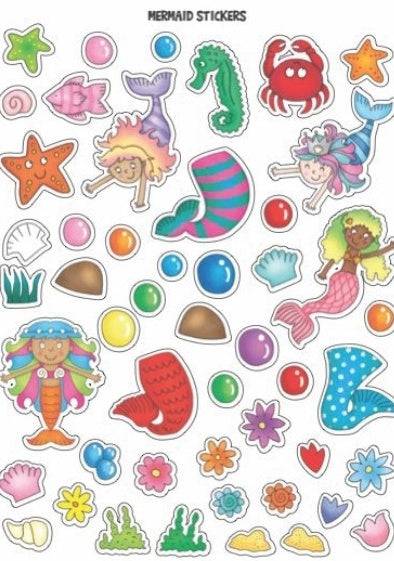 Mermaid Sticker Activity Book - Anilas UK