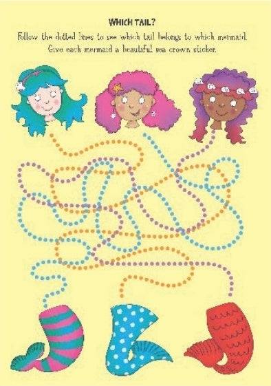 Mermaid Sticker Activity Book - Anilas UK